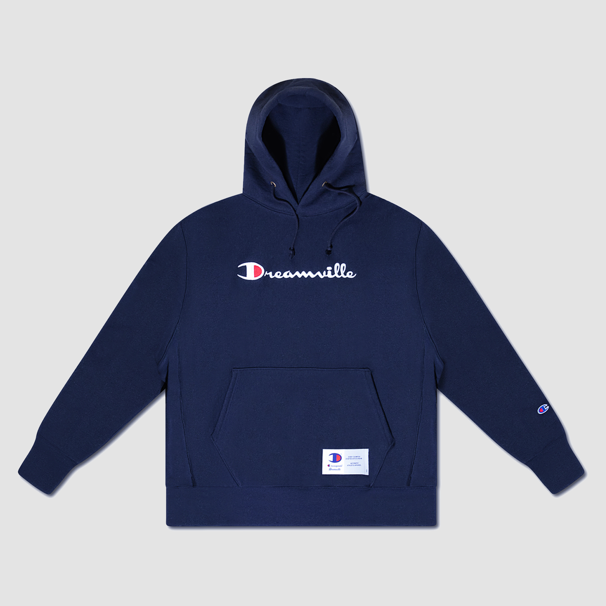 Supreme Champion Zip Up Hooded Sweatshirt Navy Men's - SS24 - US