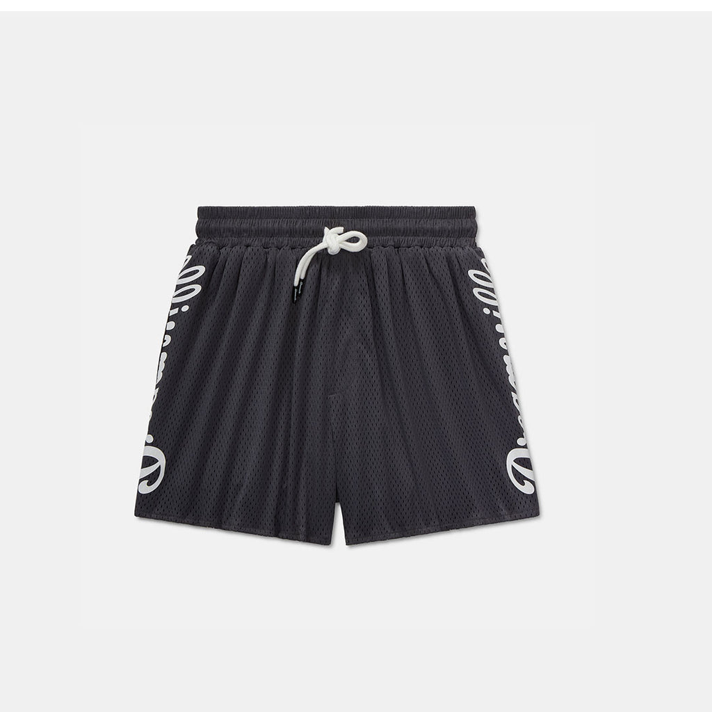 Dreamville Script Mesh Shorts Dark Gray/White