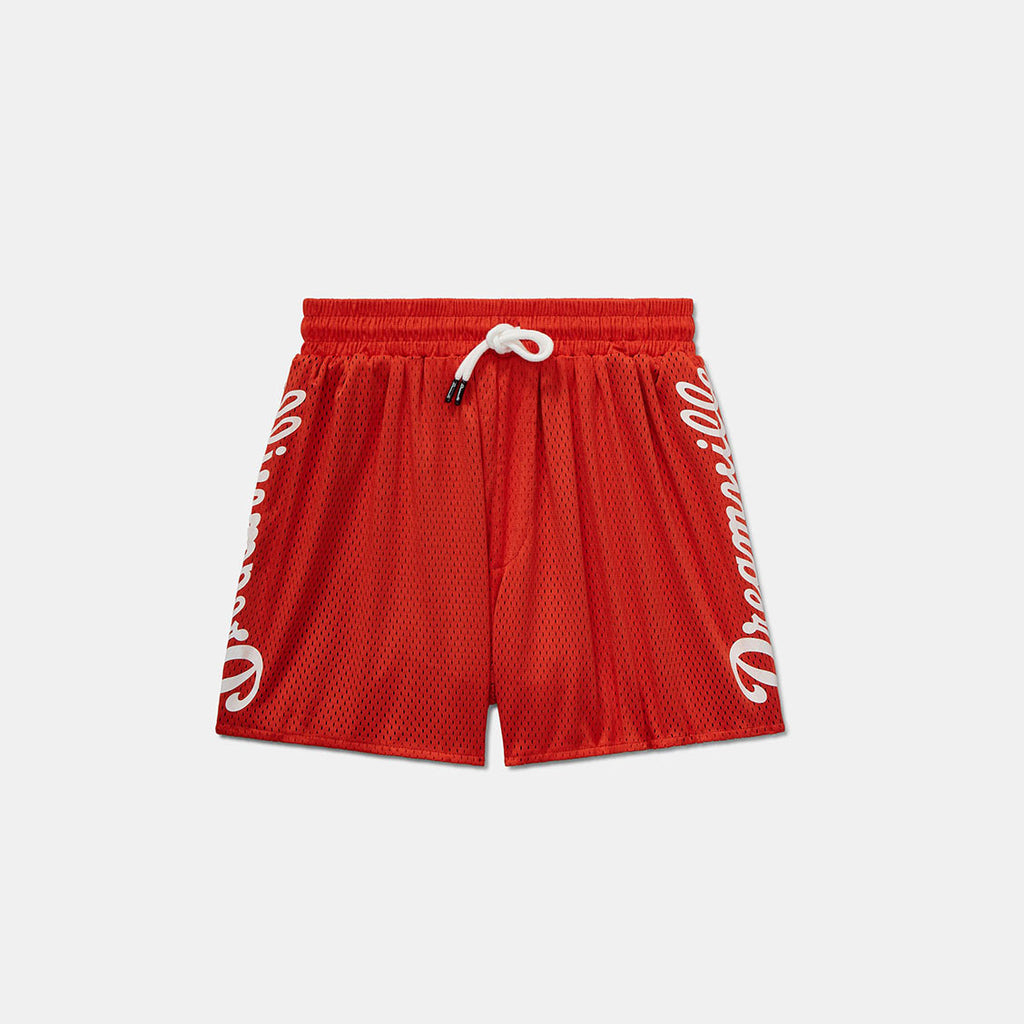Dreamville Script Mesh Shorts Red/White