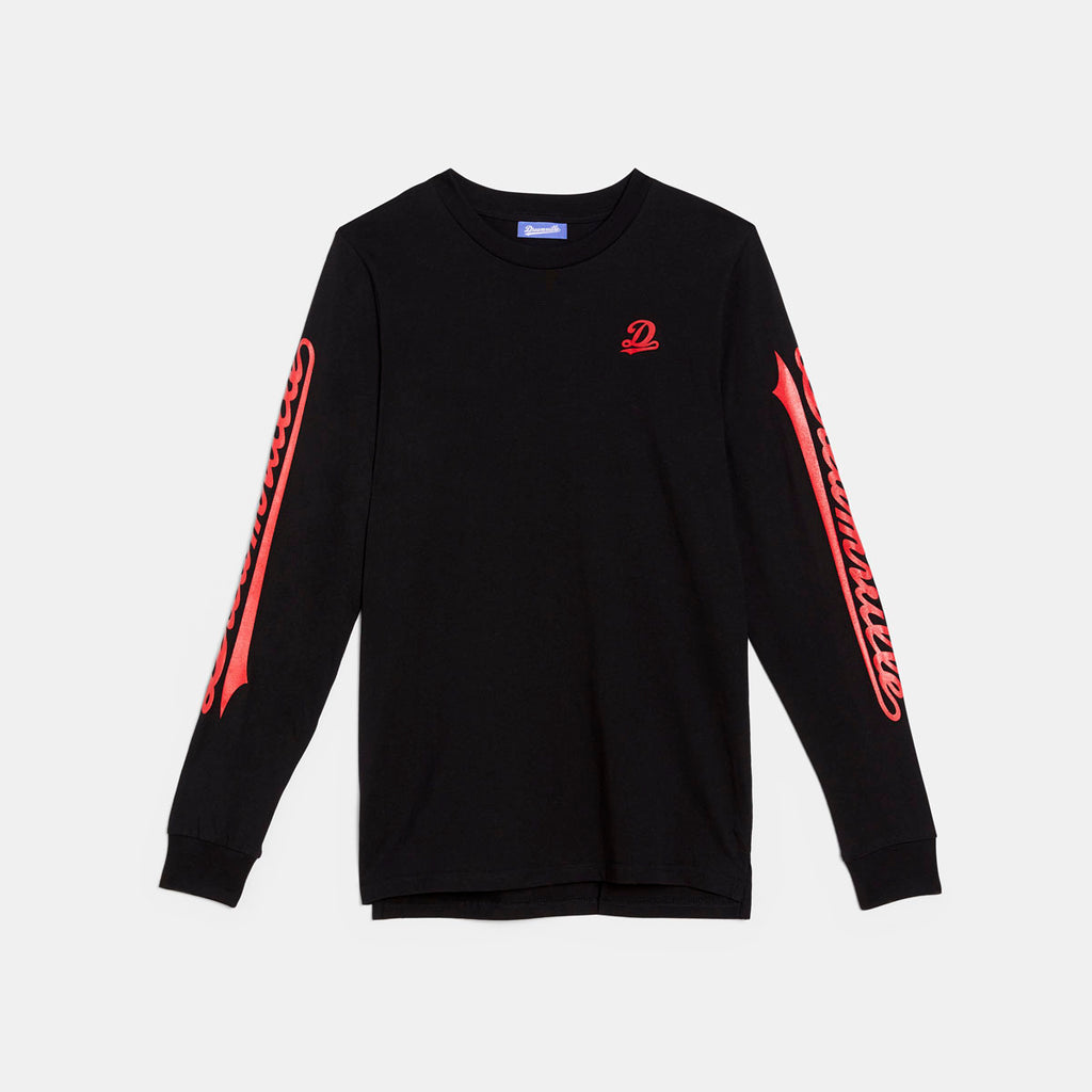 Dreamville Classic Long Sleeve Tee Black/Red