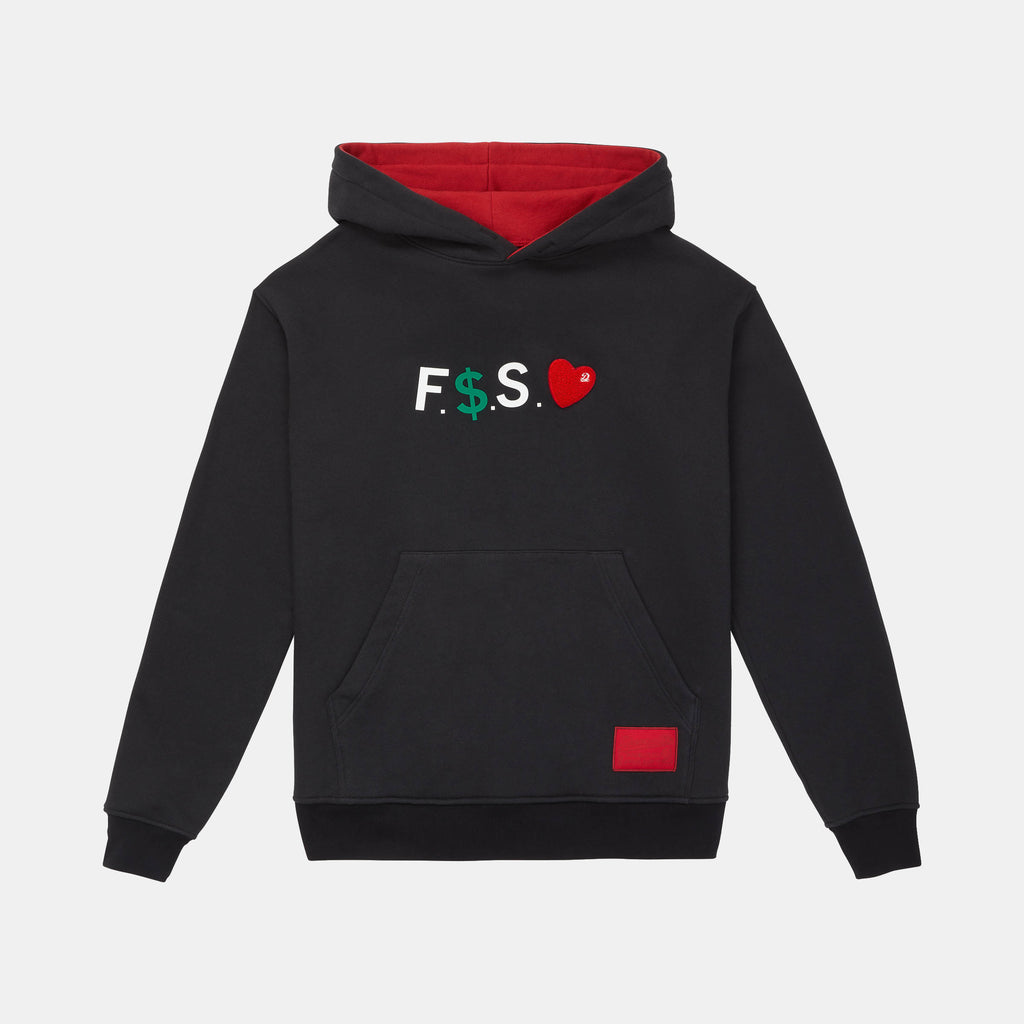 FMSL Premium Hoodie Black/Red