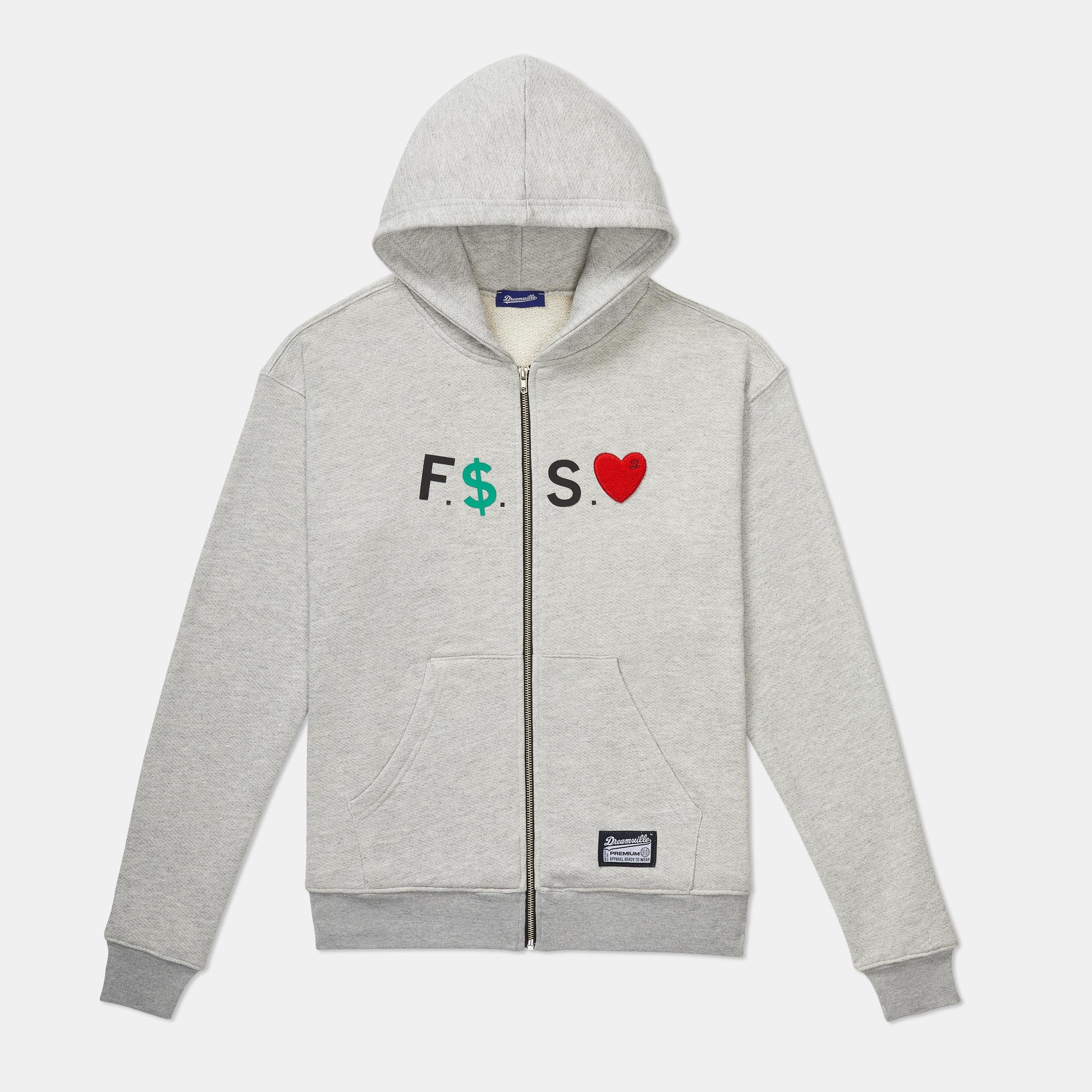 FreyフレイCASUAL UP HOODIEカジュアルアップフーディーグレー アクティブ ドリームブレンド フルジップフーディー / ACTIV