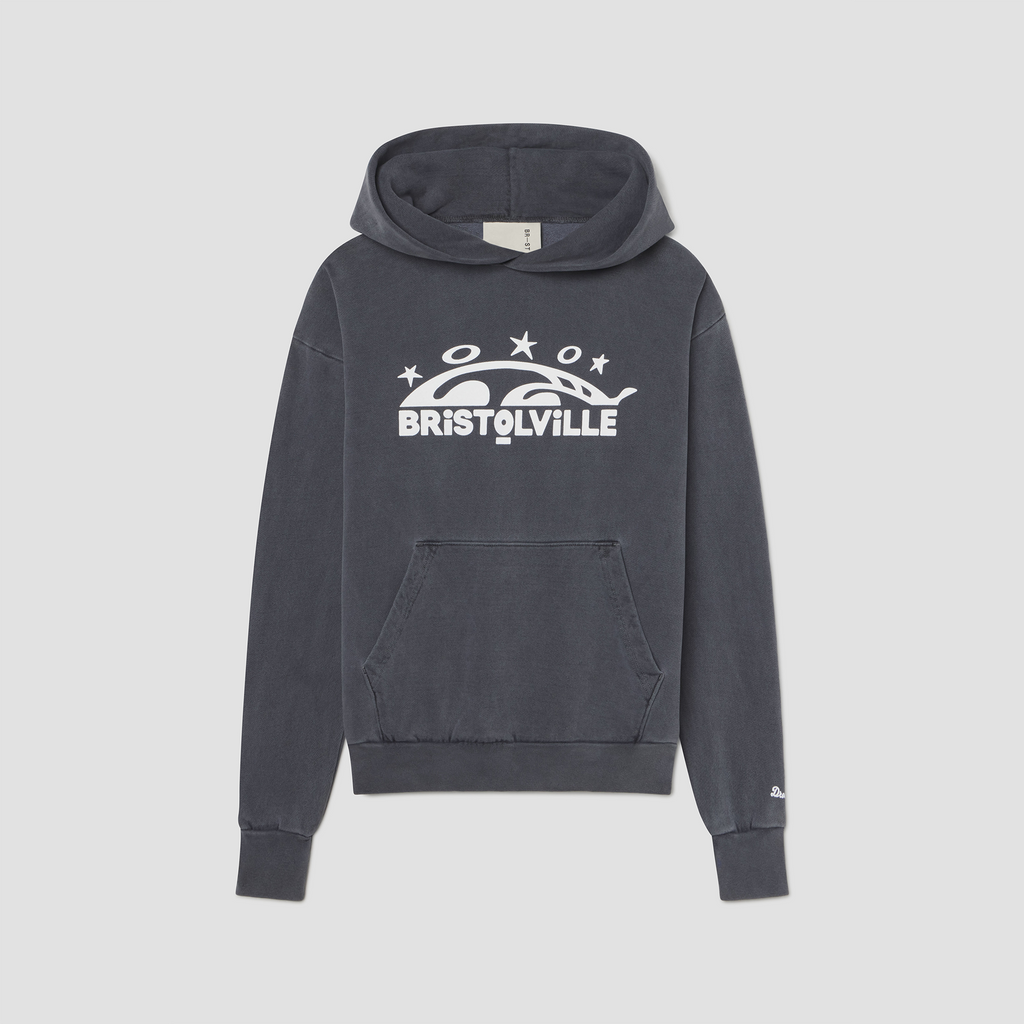 Bristolville Hoodie Vintage Black Dreamville Official Store