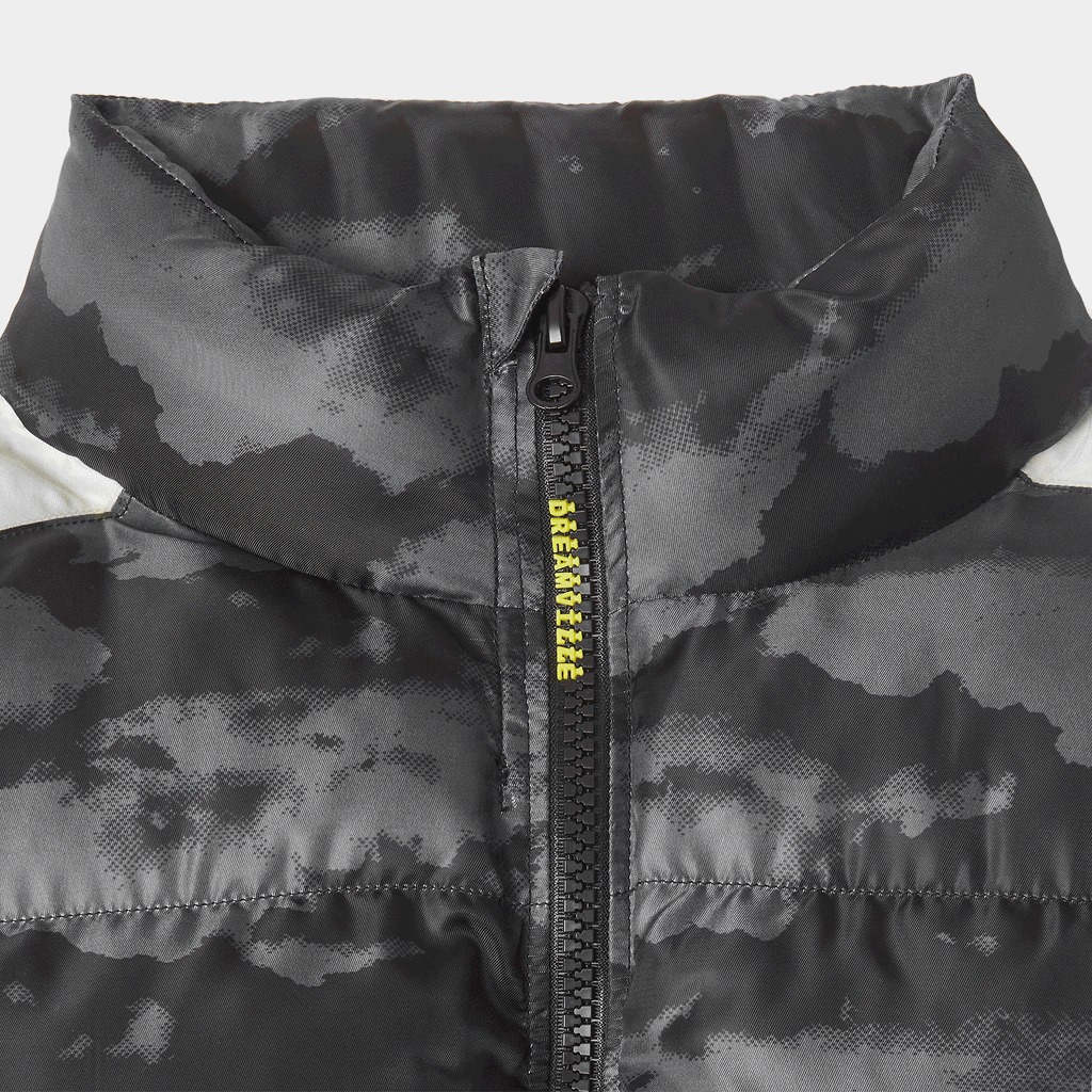 CLOUT COLLECTION 'Society' Transparent Puffer Jacket